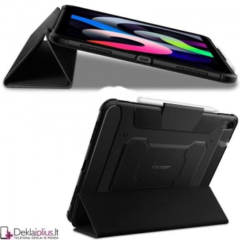 Spigen Rugged Armor Pro atverčiamas smūgiams atsparus dėklas (Apple Ipad Air 11 (2024-2025-2026)/Ipad Air 10.9 (2020-2022)